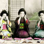 Gavin Mitchell, Artist, See No Speak No Hear No, Geisha Girls, TAP Galleries, Turner Art Perspective, Essex Art Gallery