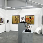 Gavin Mitchell, 100 Yen, Blondie, Artwork, Box frame, Gold, Leaf, Turner Art Perspective, Essex Chelmsford Art Gallery