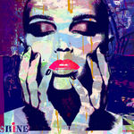 Mister, Artist, Shine 5, Artwork, Colour, Purple, Turner Art Perspective, Essex Chelmsford Art Gallery