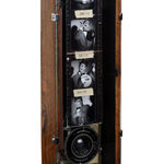 Vintage storybox with photographs of man playing guitar