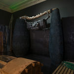 Vytautas Viržbickas, Sitting Horse, a part of the installation “How do I tell you a story you already know? -You...