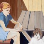 Chantal Joffe, Backyard, 2025