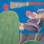 Michael Hilsman, Flower On Fire, 2023