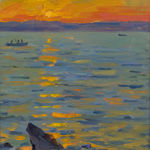 Daisy Sims Hilditch, Tulips On A Metal Trunk Rosetti Studios