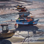 Lesley Dabson, The Blue Boat, 2017