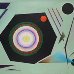 Rudolf Bauer, Colored Swinging, 1935