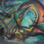 Rolph Scarlett, Drip Abstraction, 1954