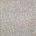 Abstract painting consisting of small marks covering the entire visual field