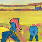 Elaine Turnbull, Three Swimming with the Tide