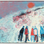 Elaine Turnbull, Three Swimming with the Tide