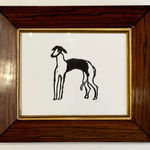 Hugo Guinness classic prints (framed), Greyhound Standing, 2024