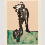 Fritz Scholder, Mystery Horse at Taos, 1979