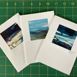 Set of three original art cards 06