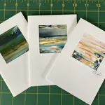 Set of three original art cards 06