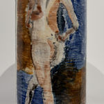 Paul Jackson , Black and White Rocking Jug