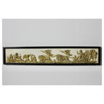 Regency Painted And Gilt Pine And Gesso Frieze