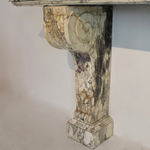 Pair Of 18th Century Carved Walnut Profile Heads ( sold )