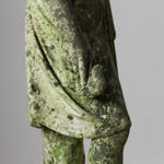 Pair Of 18th Century Carved Walnut Profile Heads ( sold )