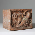 Pair Of 18th Century Carved Walnut Profile Heads ( sold )