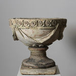 Pair Of 18th Century Carved Walnut Profile Heads ( sold )