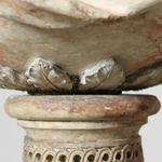 Pair Of 18th Century Carved Walnut Profile Heads ( sold )