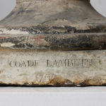 Pair Of 18th Century Carved Walnut Profile Heads ( sold )