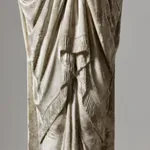 Pair Of 18th Century Carved Walnut Profile Heads ( sold )