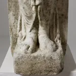 Pair Of 18th Century Carved Walnut Profile Heads ( sold )