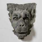 Pair Of 18th Century Carved Walnut Profile Heads ( sold )