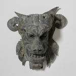 Pair Of 18th Century Carved Walnut Profile Heads ( sold )