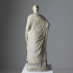 Pair Of 18th Century Carved Walnut Profile Heads ( sold )