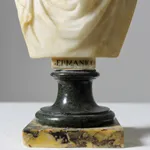 Pair Of 18th Century Carved Walnut Profile Heads ( sold )