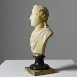 Pair Of 18th Century Carved Walnut Profile Heads ( sold )