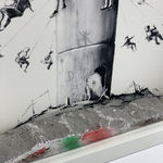 James Pfaff, Banksy, Canvas Session (Enlarged Contact Sheet), London, 2004 (SMALL), [2004/2021]