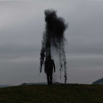 Andy Goldsworthy, Presidio Spire. Crushed charcoal from one of three fires. Whitchurch, Napa, San Francisco. Thrown in Dumfriesshire, Scotland. 26...