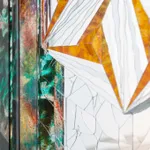 Monir Shahroudy Farmanfarmaian, Untitled (Nonagon 4), 2016