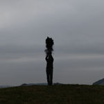 Andy Goldsworthy, Presidio Spire. Crushed charcoal from one of three fires. Whitchurch, Napa, San Francisco. Thrown in Dumfriesshire, Scotland. 26...