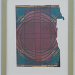 Taha Belal, White and blue shapes, 2012