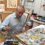 Chris Orr, A View from Delft, 2012