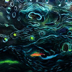 Miska MOHMMED, Dusk Over Lotus Fields, 2025