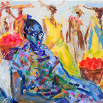 Larry Otoo, Blue Throb, 2006