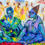 Larry Otoo, Blue Throb, 2006