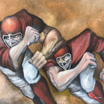 Ernie Barnes, Football Players, 1966