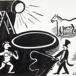 Alexander Calder, Black and White Mountains, 1960