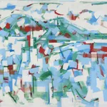 Carl Holty, Female Bather by the Sea, 1935