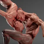 Richard MacDonald, Diana Earth & Moon, Third Life, Red, 2018