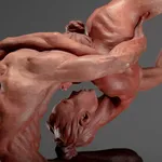 Richard MacDonald, Diana Earth & Moon, Third Life, Red, 2018