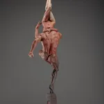 Richard MacDonald, Diana Earth & Moon, Third Life, Red, 2018