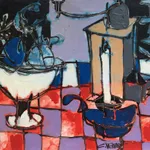 Claude Venard, Nature Morte au Bol de Fruits