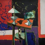 Claude Venard, Nature Morte au Bol de Fruits